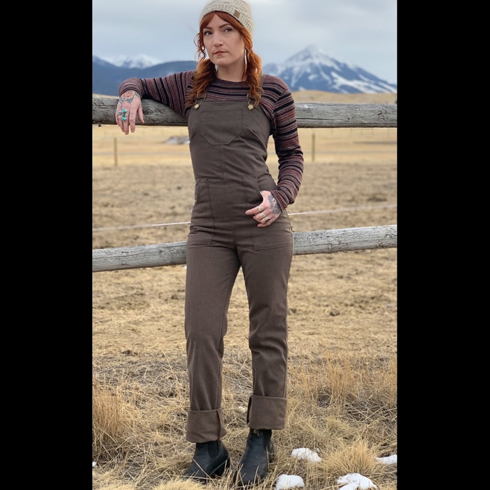 NWOT Revivall Cotton Duck Overalls, sold out online, made in Montana, 🇺🇸, sz L